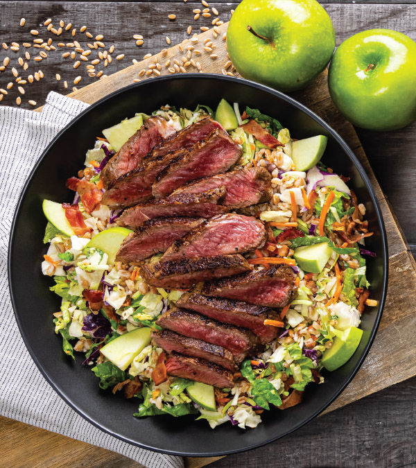 Bacon-Blue Steak & Grain Salad