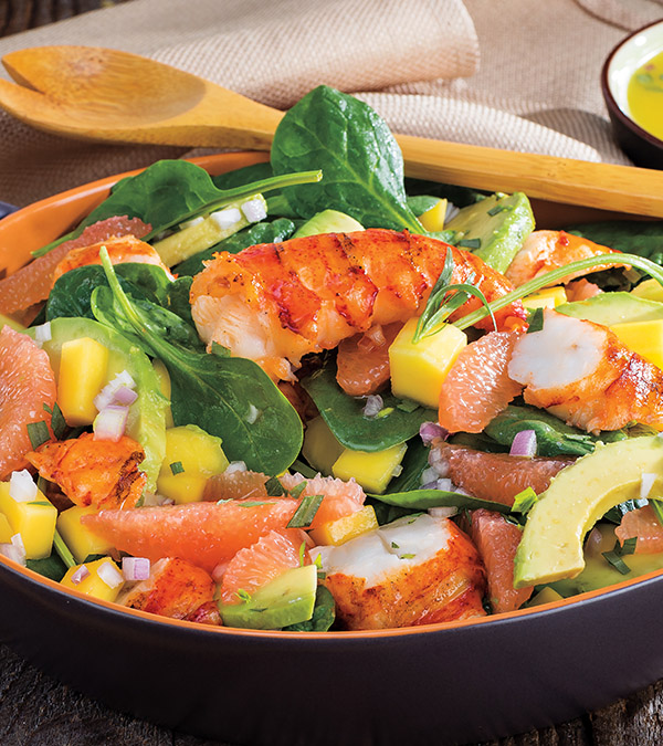 Grilled Lobster Tail Salad