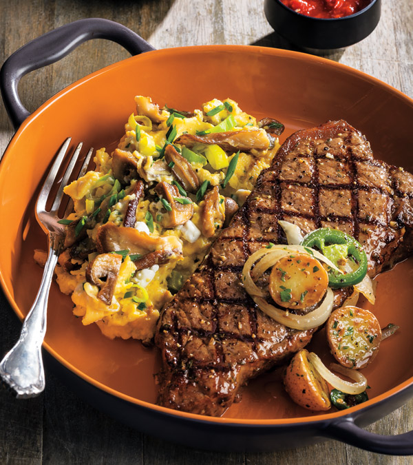 Grilled Marinated Strip Steak