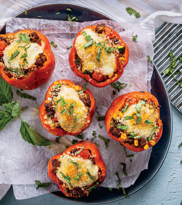 Grilled Vegetable Stuffed Peppers