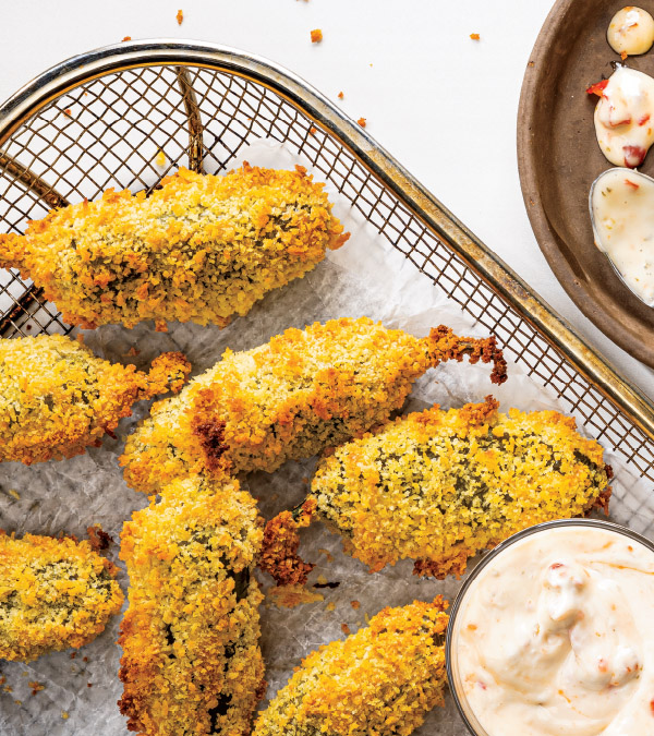 Jalapeño Poppers with Sun-Dried Tomato Ranch