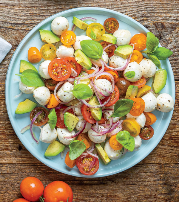 Marinated Tomato & Mozzarella Salad