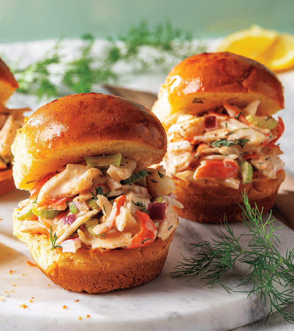 Seafood Salad Sliders